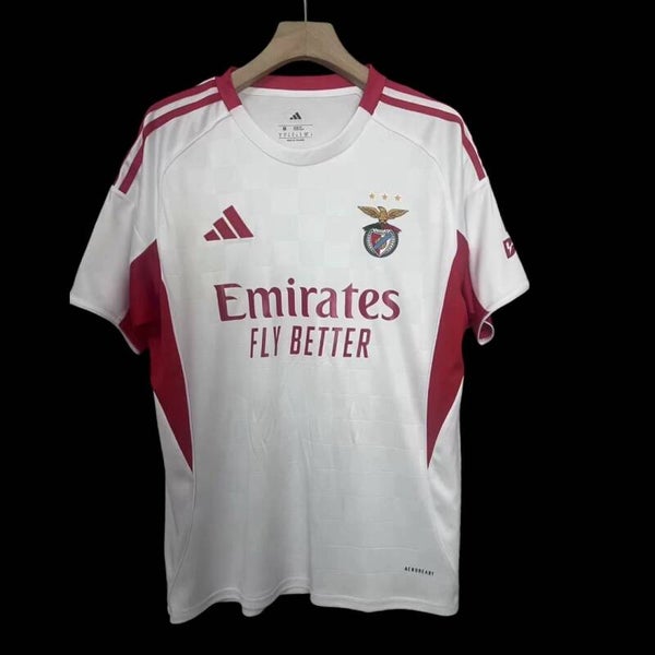 ⚪🔴 SL Benfica – Maillot Extérieur 2025-2026