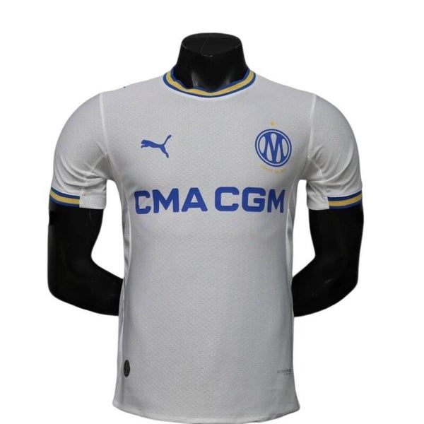 ⚪🔵🟡 OM – Maillot HOME 2026-2027 | Version Joueur 🔵⚪