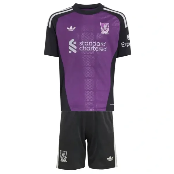 🧤🟣⚫ LIVERPOOL – Tenue Gardien Enfant 2026-2027