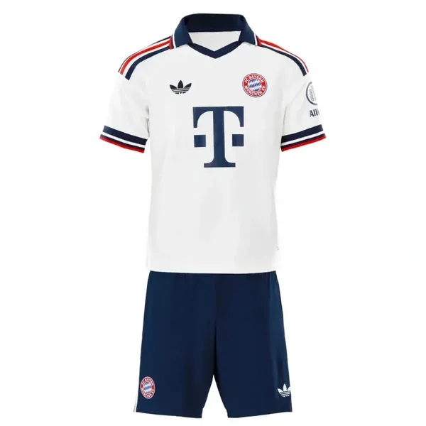 ⚪🔴🔵 BAYERN MÜNCHEN – Ensemble AWAY Enfant 2026-2027 | Version Fan