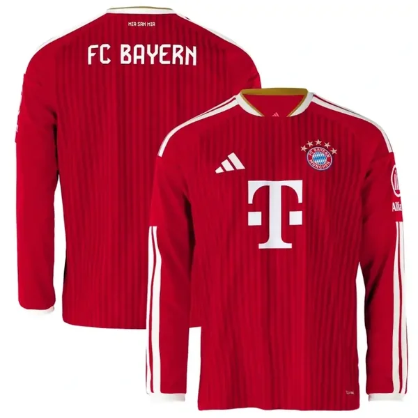 🔴⚪ BAYERN MÜNCHEN – Maillot HOME 2026-2027 | Manches Longues – Version Fan