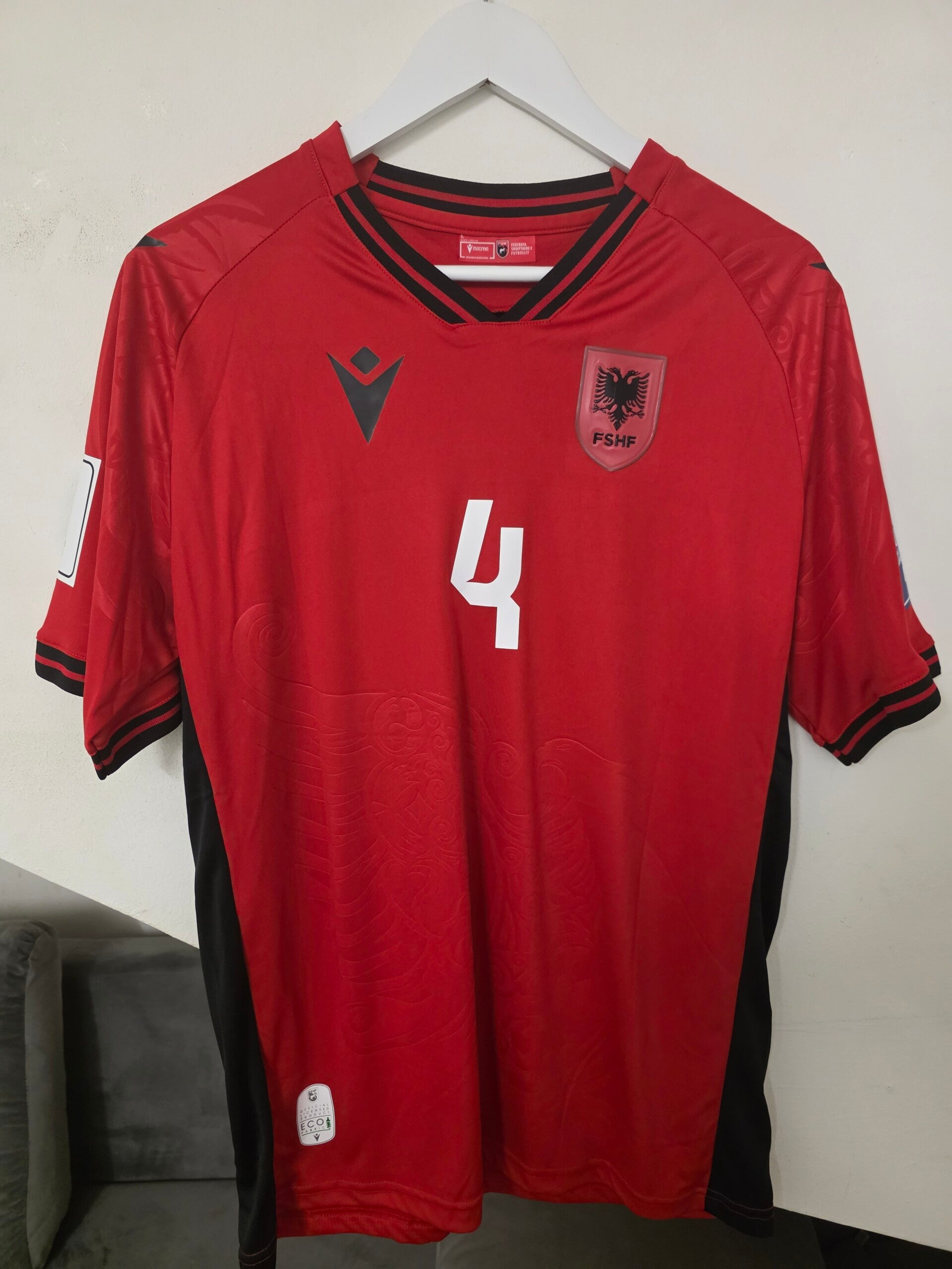 ALBANIA HOME 2025-2026 HYSAJ TAILLE L