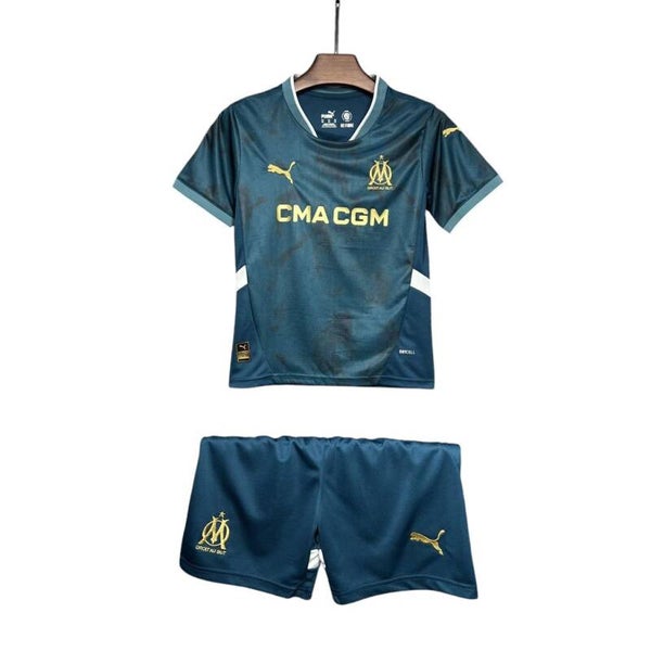 OLYMPIQUE DE MARSEILLE AWAY KIDS KIT 2024-2025