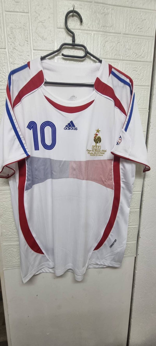 FRANCE COUPE DU MONDE 2006 ZIDANE 10 TAILLE L