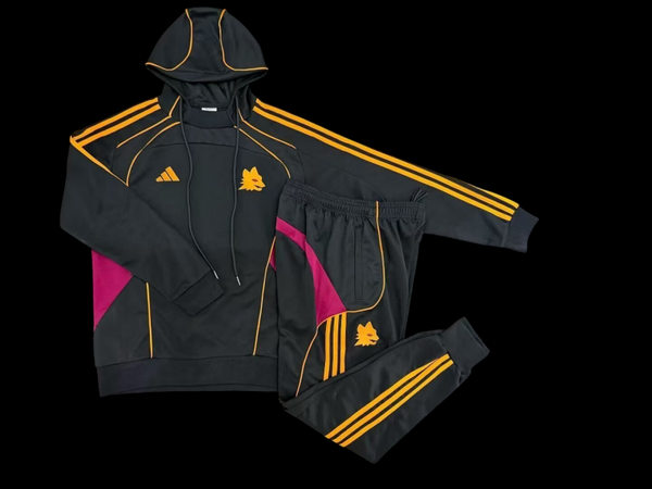 AS Roma – Survêtement hoodie ⚫🟡