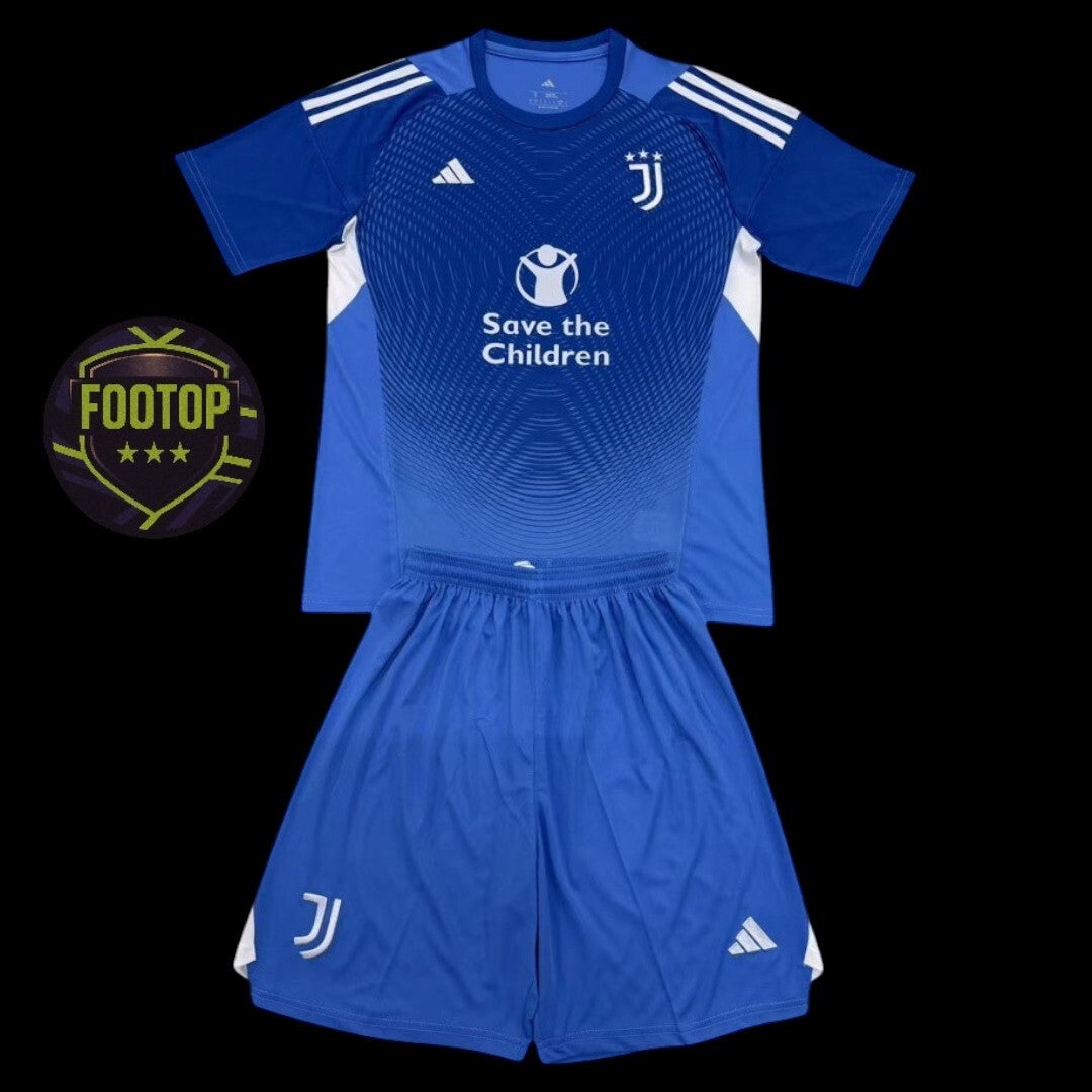 ⚫⚪ Juventus – Maillot enfants gardiens  2025/2026
