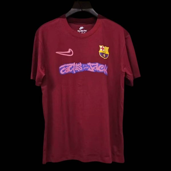 🎨 T-SHIRT FC BARCELONE x CACTUS JACK 🔥