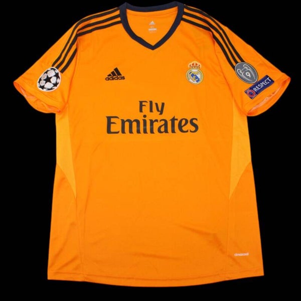 🧡 REAL MADRID 2013-2014 THIRD (ORANGE) – S-XXL