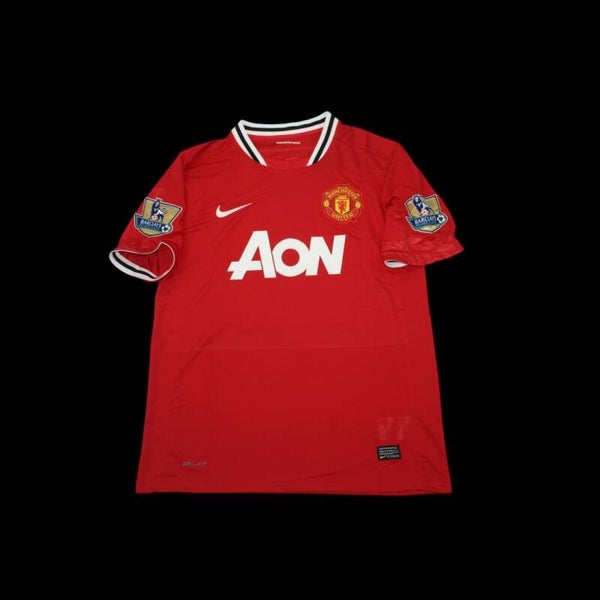 🔴⚪ Maillot domicile Manchester United 2011/2012 – AON x Nike