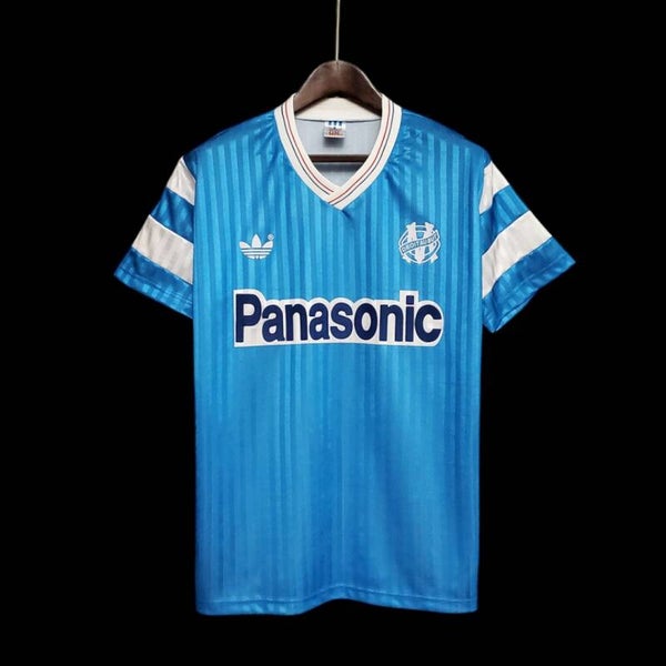 🔵 Maillot rétro Olympique de Marseille extérieur 1990 🔵