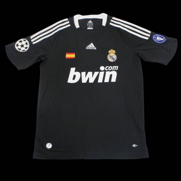 🖤 REAL MADRID 2008-2009 THIRD (BLACK) – S-XXL