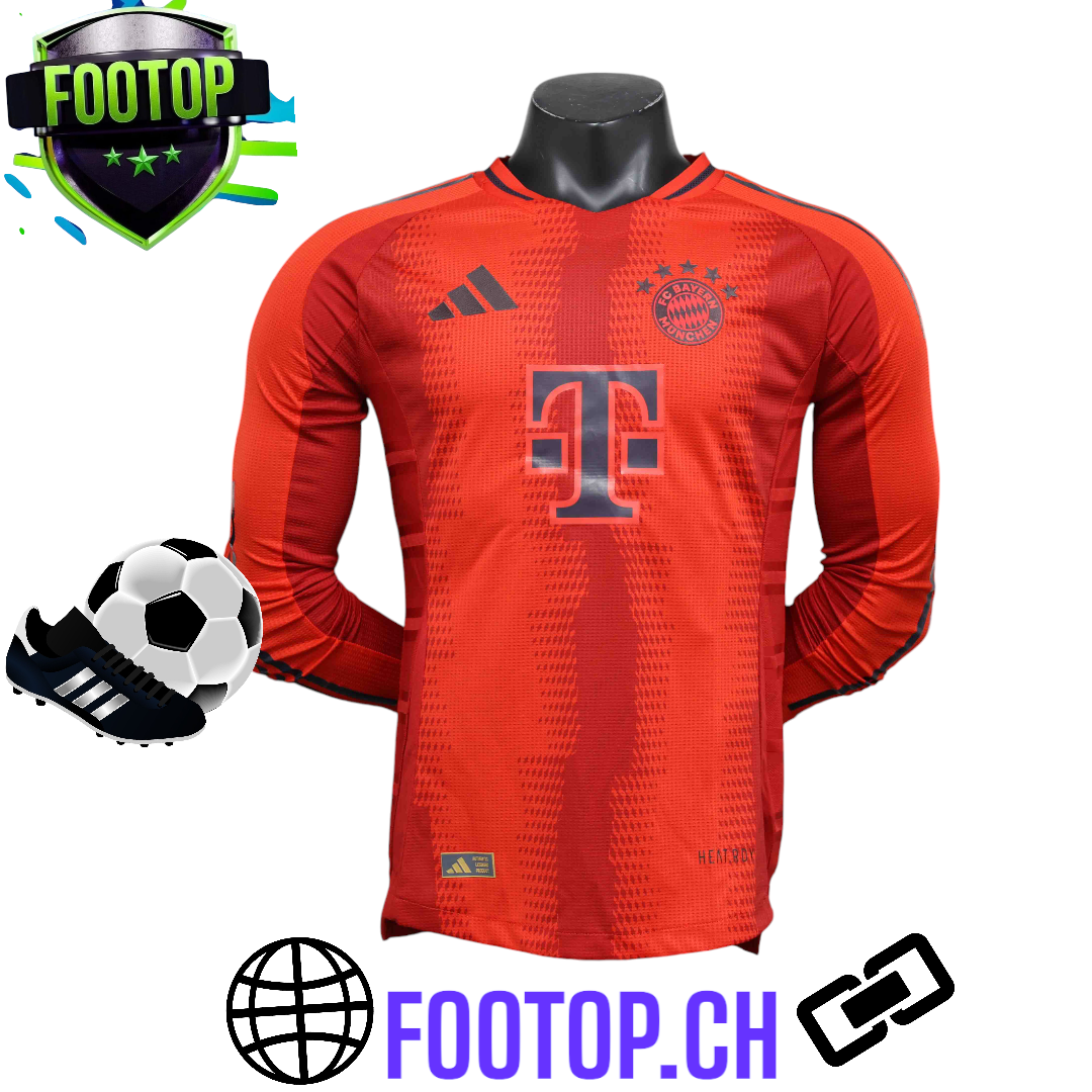 BAYERN MUNICH HOME LONGUE MANCHE 2024-2025