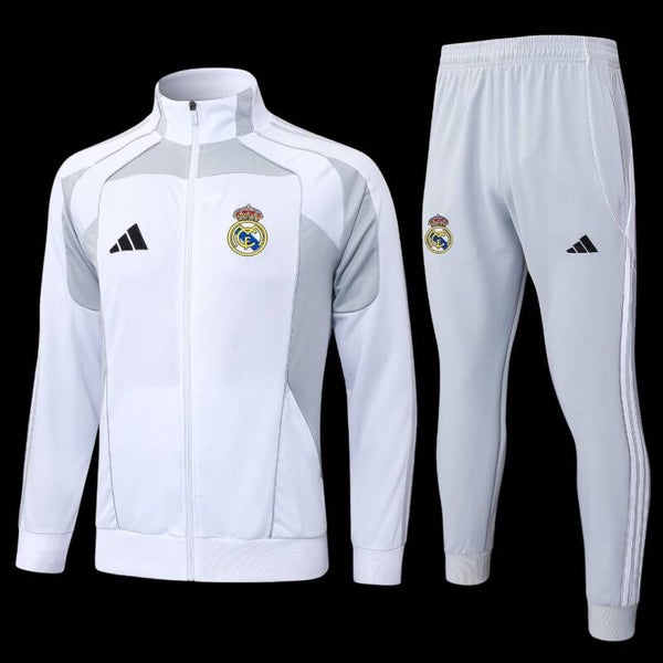 ⚪⚪ Survêtement Real Madrid 2025-2026 – White Edition