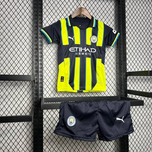 MANCHESTER CITY AWAY KIDS KIT 2024-2025