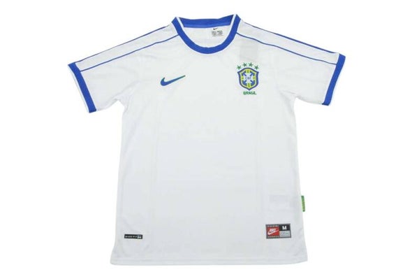 Brésil Extérieur Blanc – Maillot Rétro