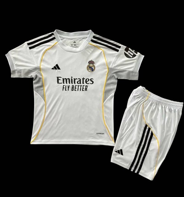 ⚪ Maillot Domicile Enfant Real Madrid 2025/26