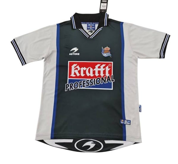 🔵⚪ Real Sociedad Rétro Extérieur 2000-2001 ⚽