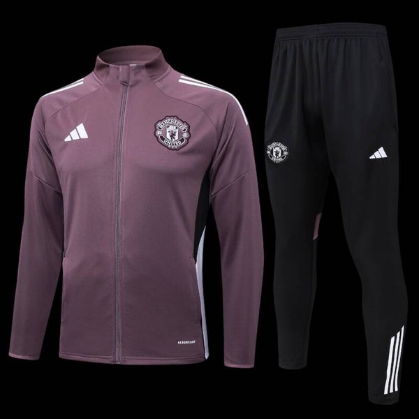 🟤⚫ Survêtement Manchester United 2025-2026 – Mauve Edition