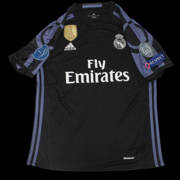 🖤 REAL MADRID 2016-2017 THIRD (BLACK) – S-XXL