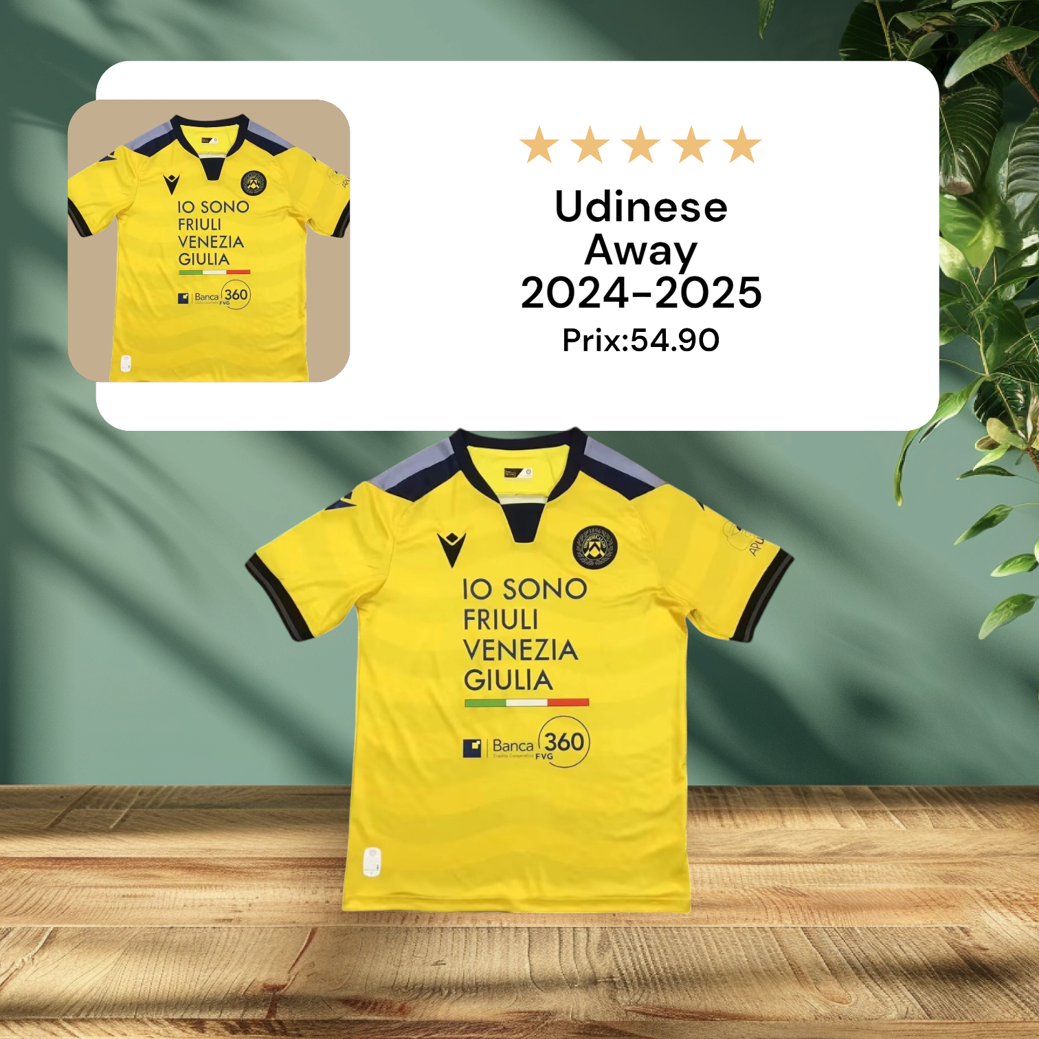 Udinese away 2024-2025