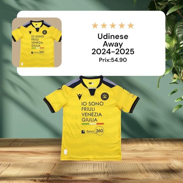 Udinese away 2024-2025