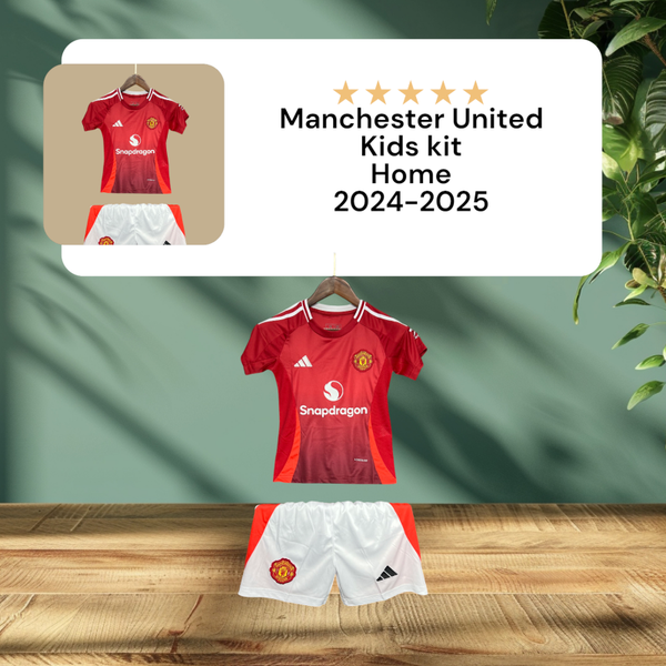 MANCHESTER UNITED HOME 2024-2025 KIDS KIT