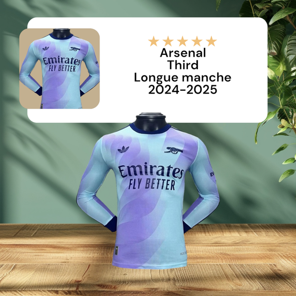 ARSENAL THIRD LONGUE MANCHES 2024-2025