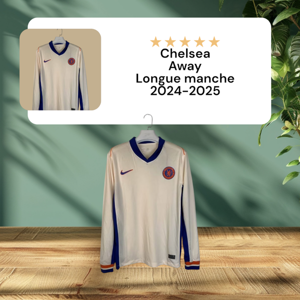 CHELSEA AWAY LONGUE MANCHES 2024-2025