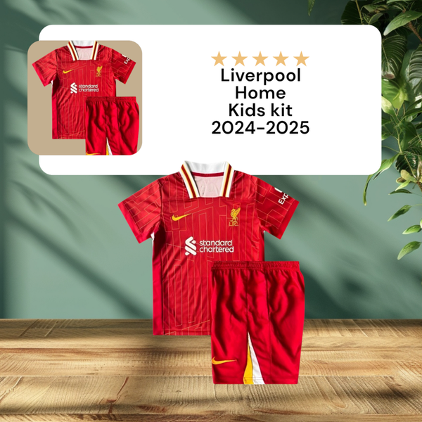 LIVERPOOL HOME 2024-2025 KIDS KIT