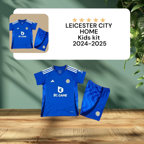 LEICESTER CITY HOME KIDS KIT 2024-2025