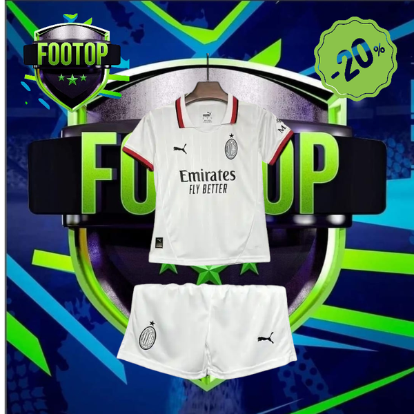 AC MILAN AWAY KIDS KIT 2024-2025