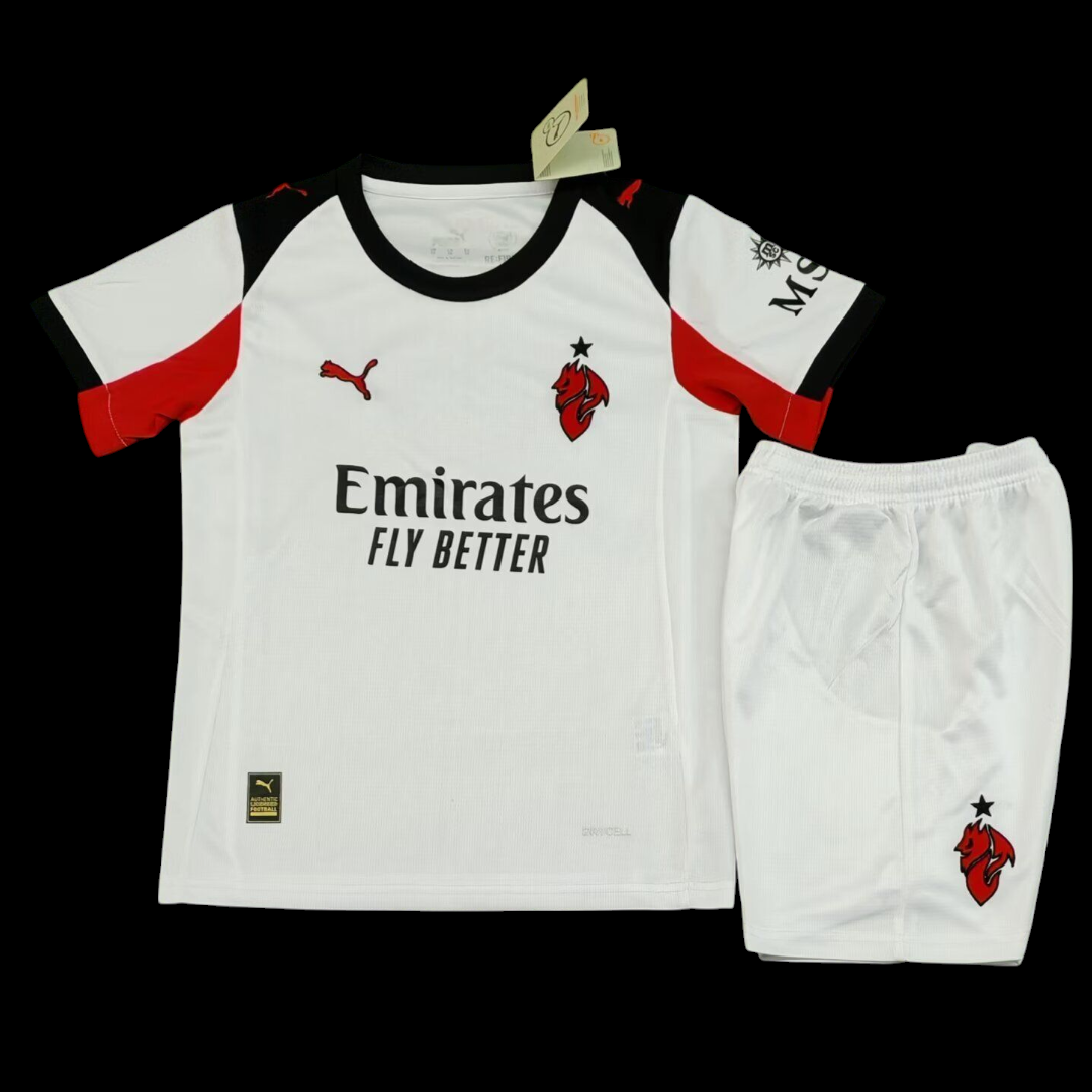 ⚪🔴 AC Milan Extérieur Enfant 2025/2026