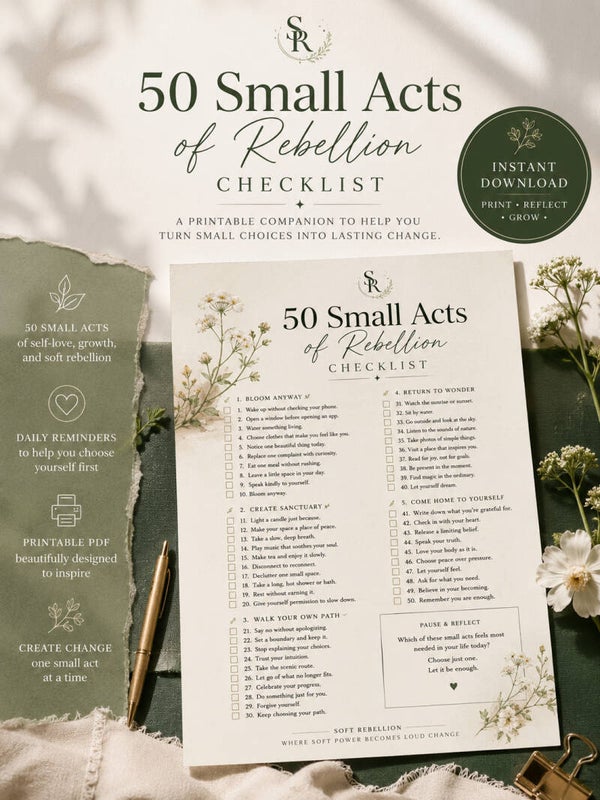 50 Small Acts Checklist