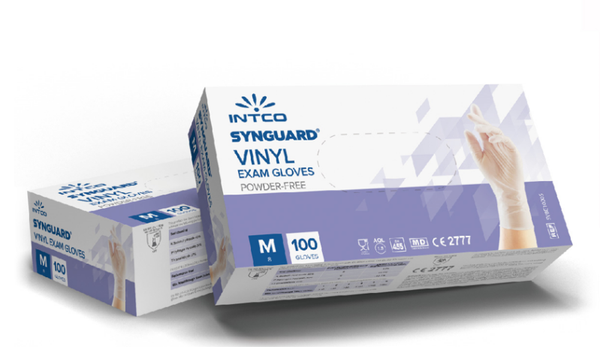 Vinyl Handschoenen poedervrij (transparant) (10x100 stuks)