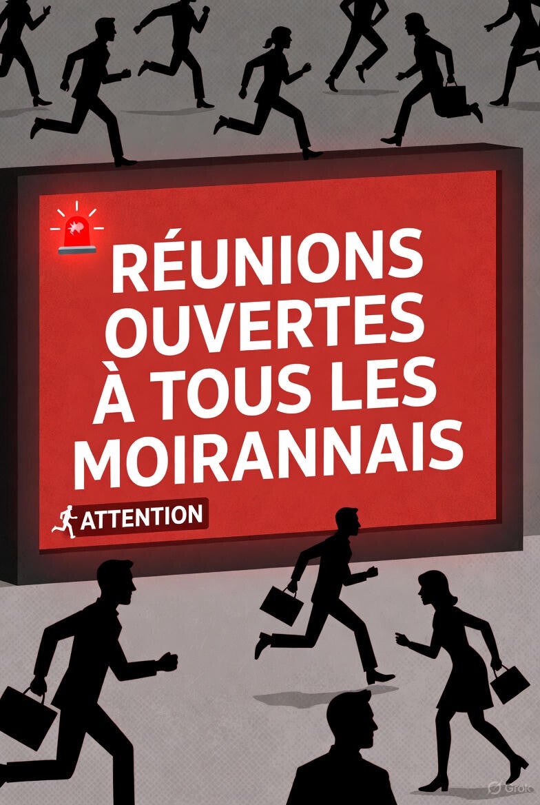 Grande nouveauté 2025 : Réunions ouvertes à tous les Moirannais