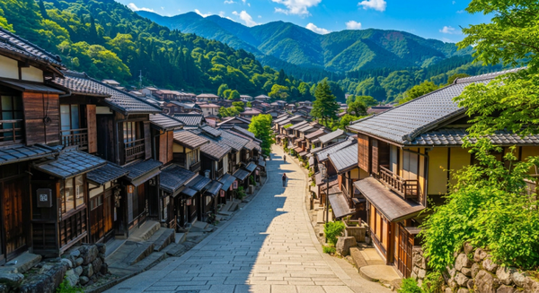 Nagoya: Magome-juku, Ena Gorge Observatory & Toki Premium Outlets Day Tour