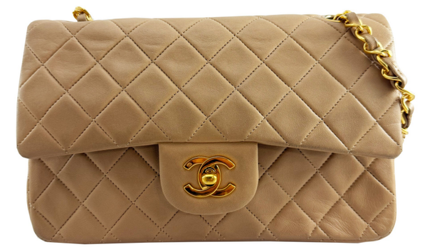 Chanel Medium Classic Double Flap (Beige)