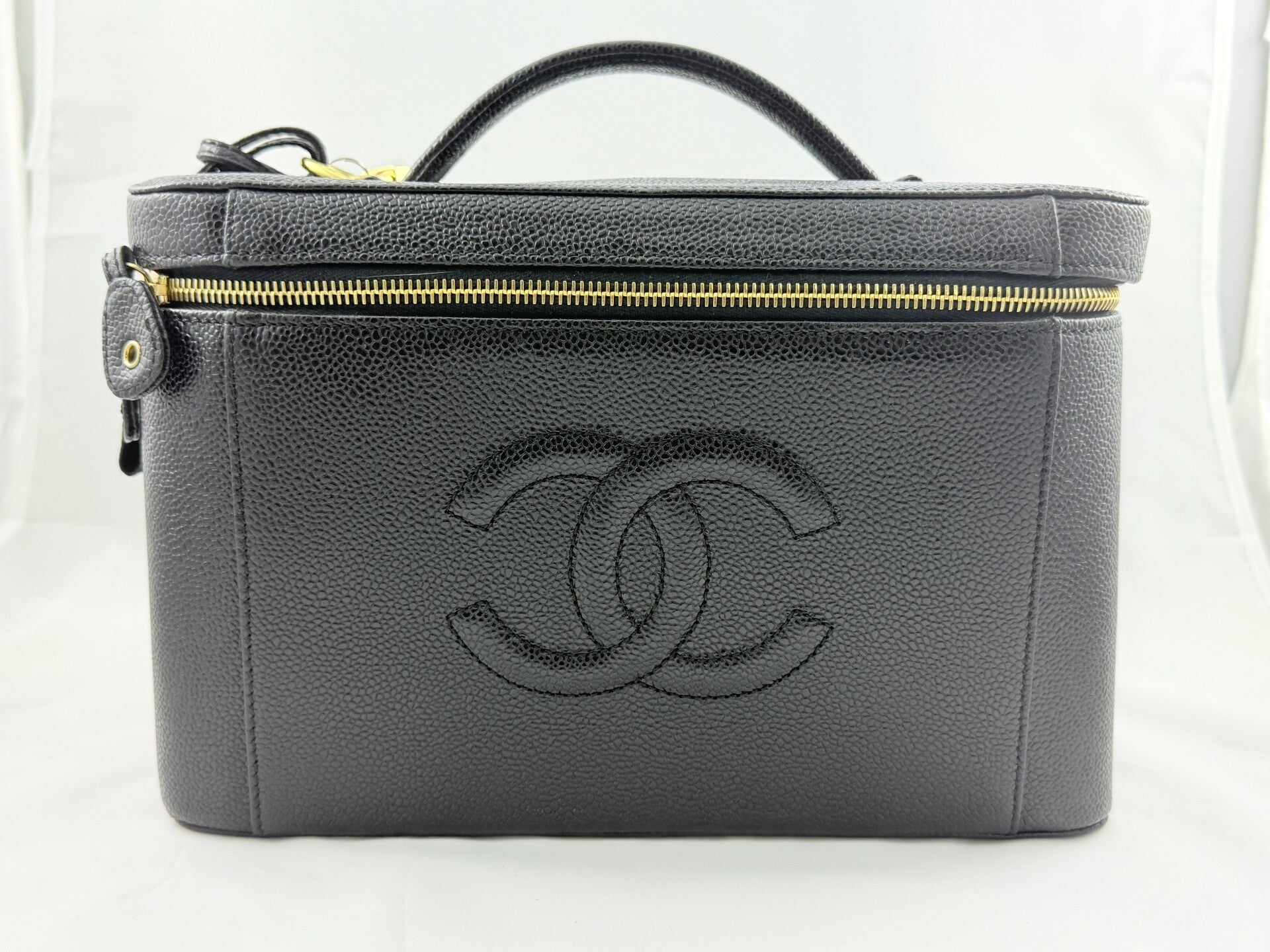 Chanel Caviar Leather Vanity Bag