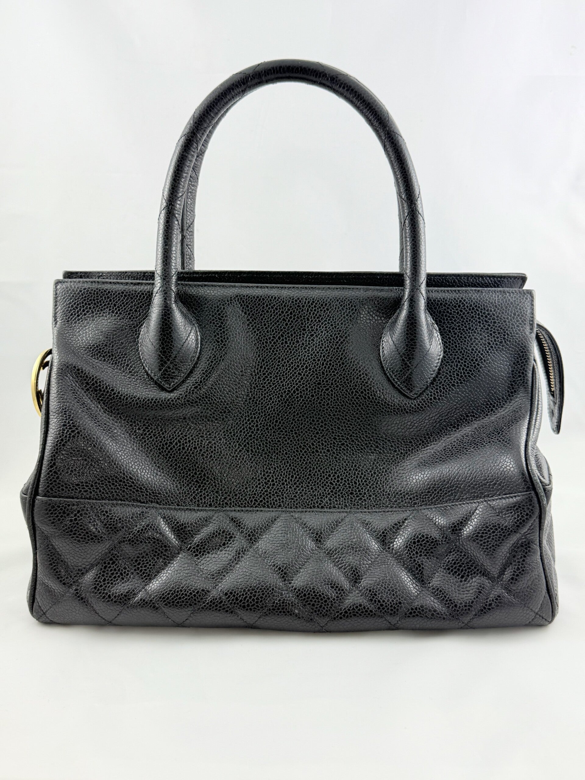 Chanel Black Quilted Doctors