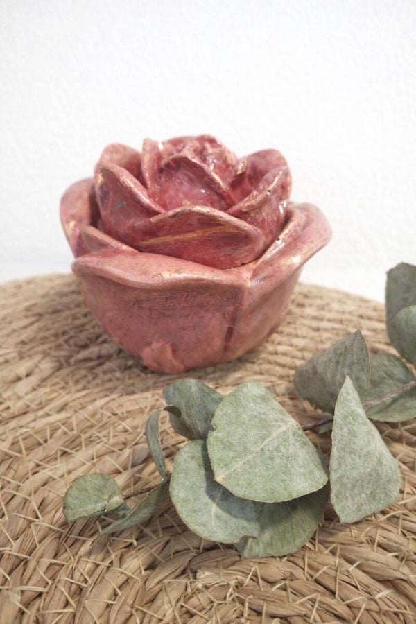 Urn roos roze