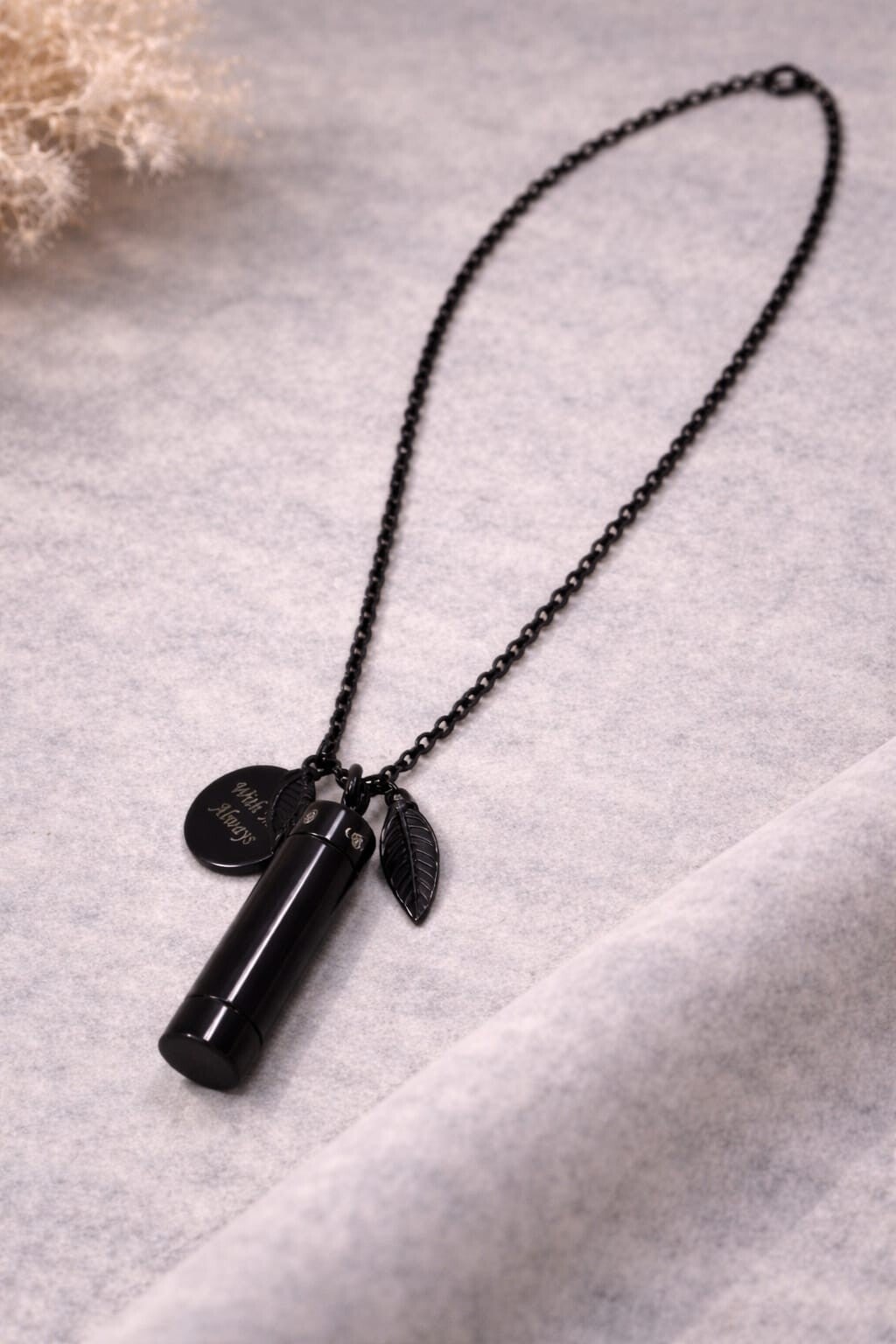 As ketting koker zwart