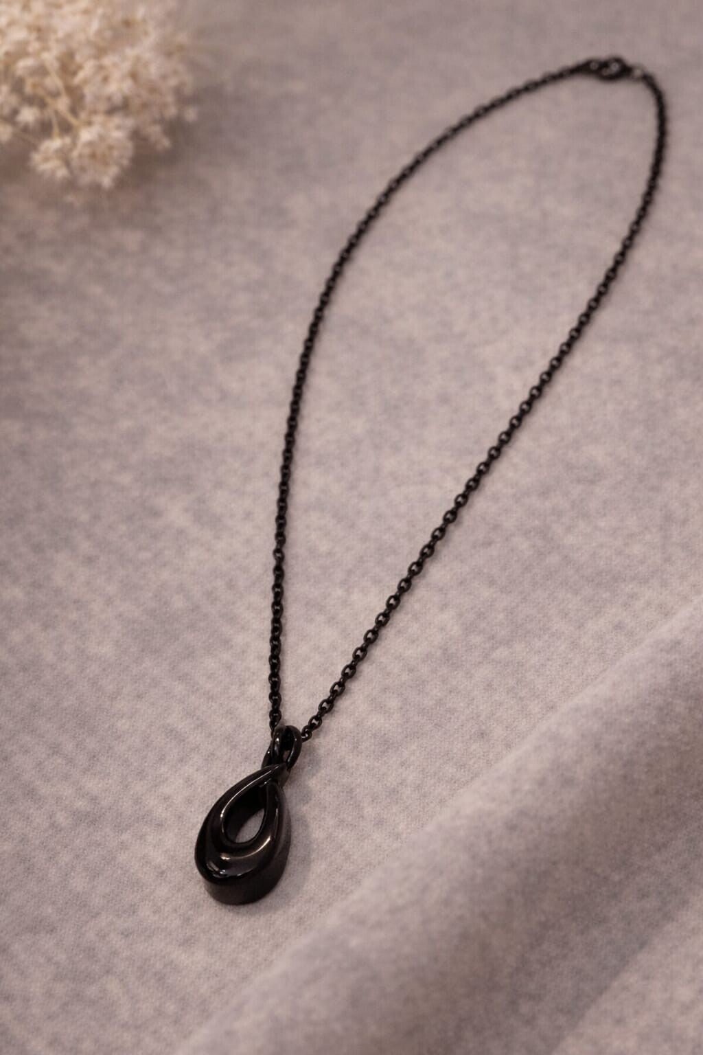 As ketting infinity zwart