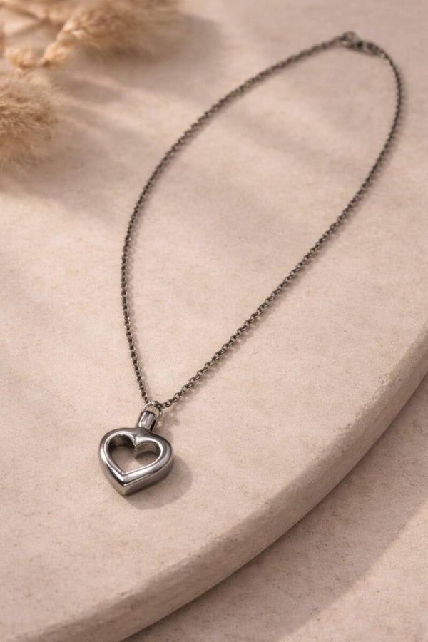 As ketting open hartje