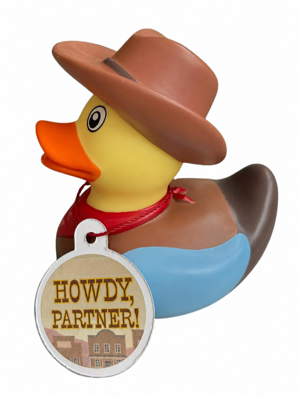 Badeend - Cowboy; Howdy partner!