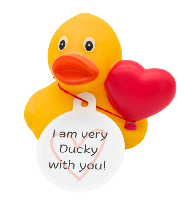 Badeend - Liefde/Hartje