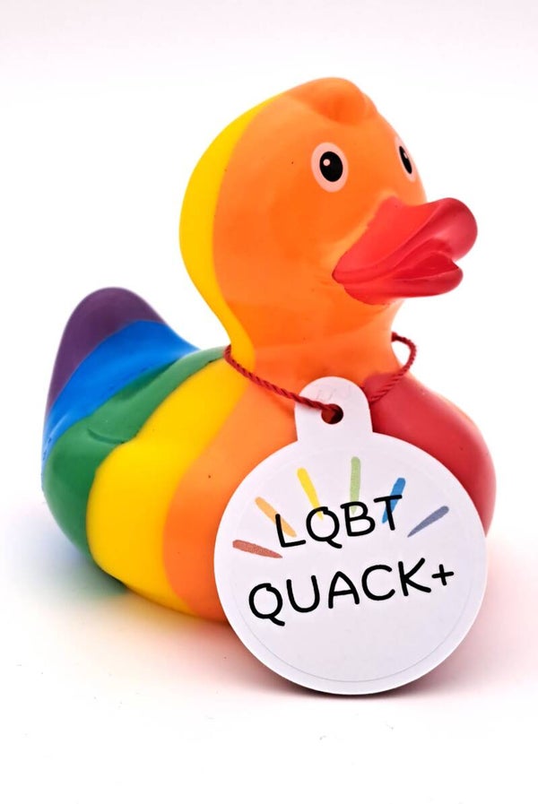 Badeend - Regenboog-LGBTQUACK+