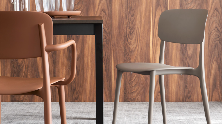 Chaises Calligaris Liberty en polypropylène