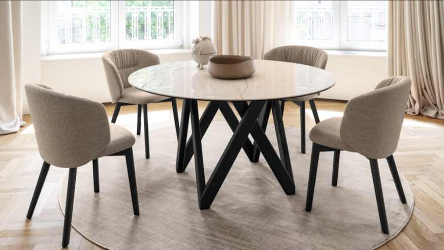 Table ronde Calligaris Cartesio