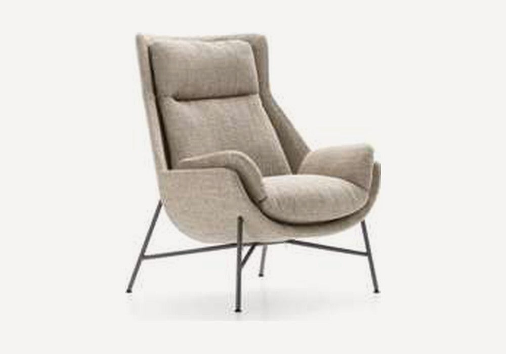 Fauteuil Ditre Italia Beetle à dossier haut