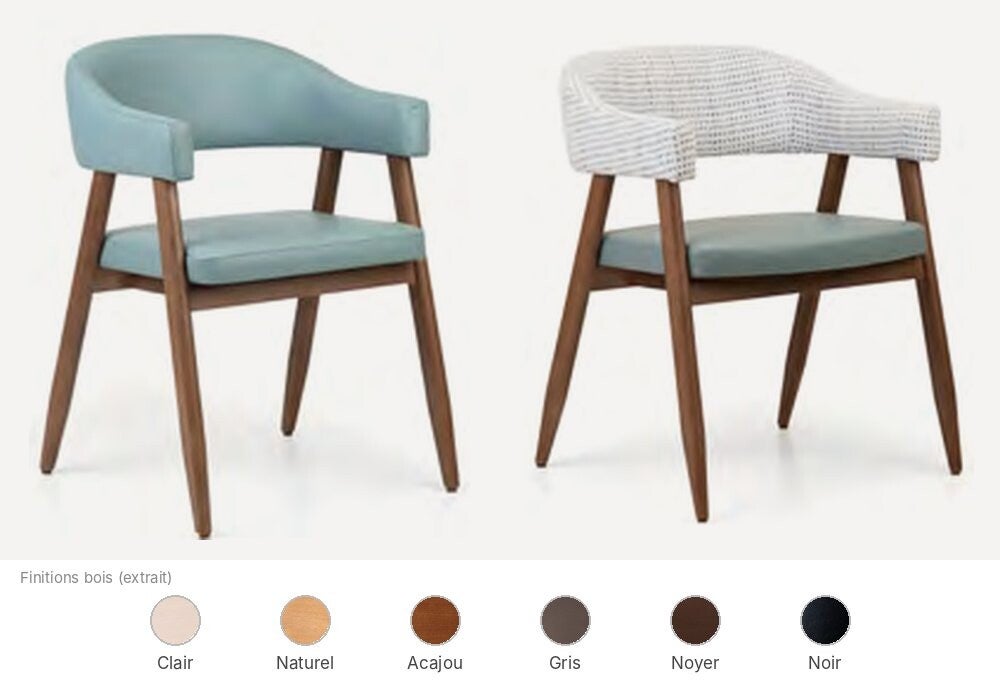 Fauteuil de table Fenabel Vasa pour EHPAD et résidence senior